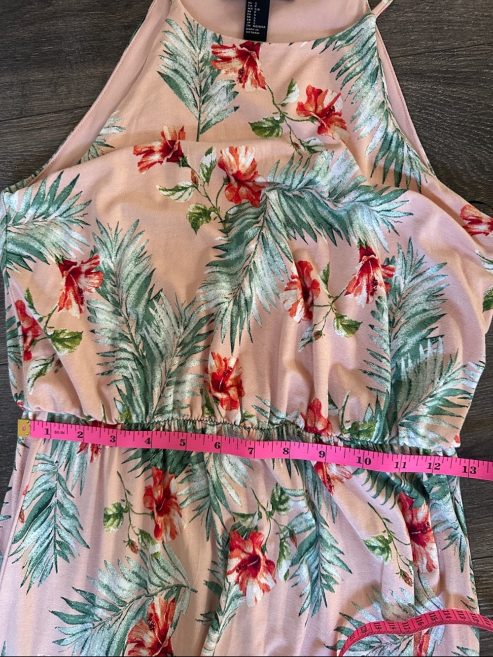 Forever 21 Pink Tropical Floral Maxi Dress - Picture 8 of 8